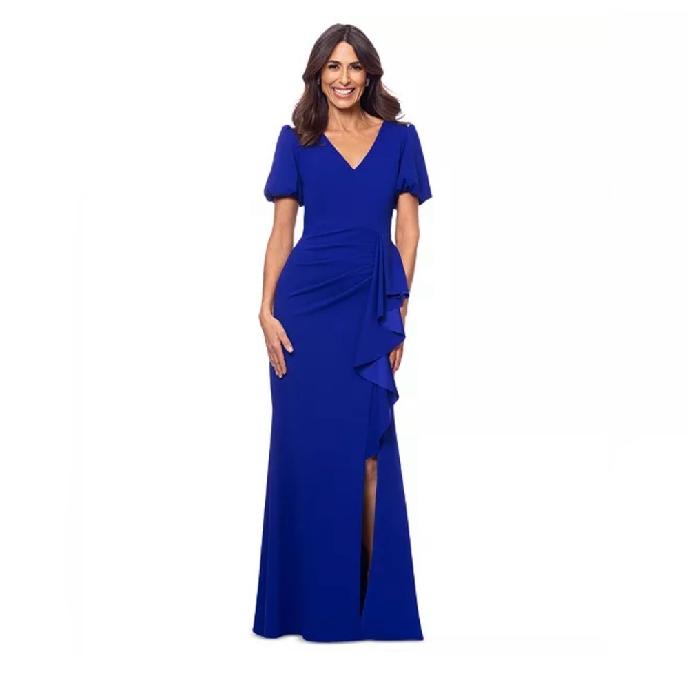 Elegant Blue Evening Gown